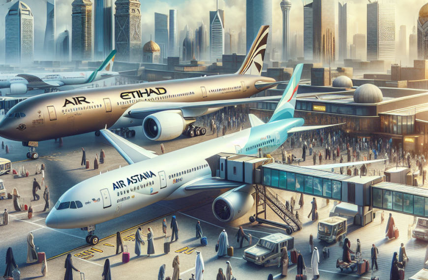 Air Astana and Etihad Airways Launch Codeshare Partnership
