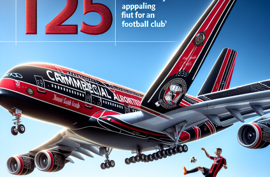 Emirates Unveils AC Milan A380 Livery for 125th Anniversary