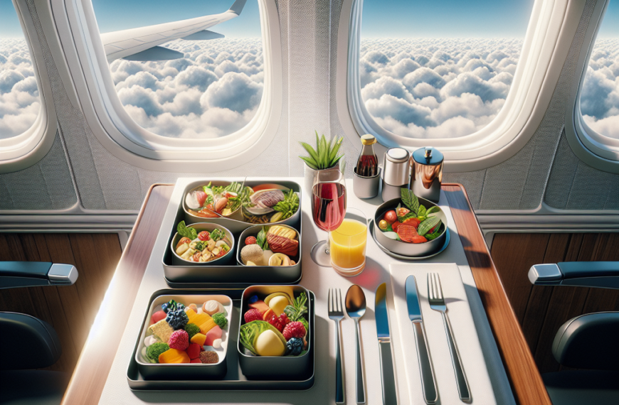 Flying High: A Taste of the Skies – Exploring Airline Meal Innovations