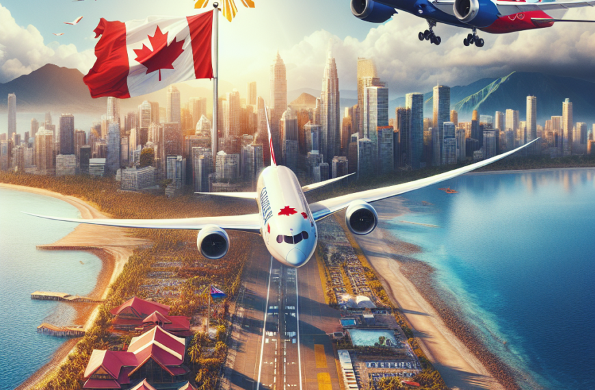 Air Canada Launches Non-Stop Vancouver-Manila Flights