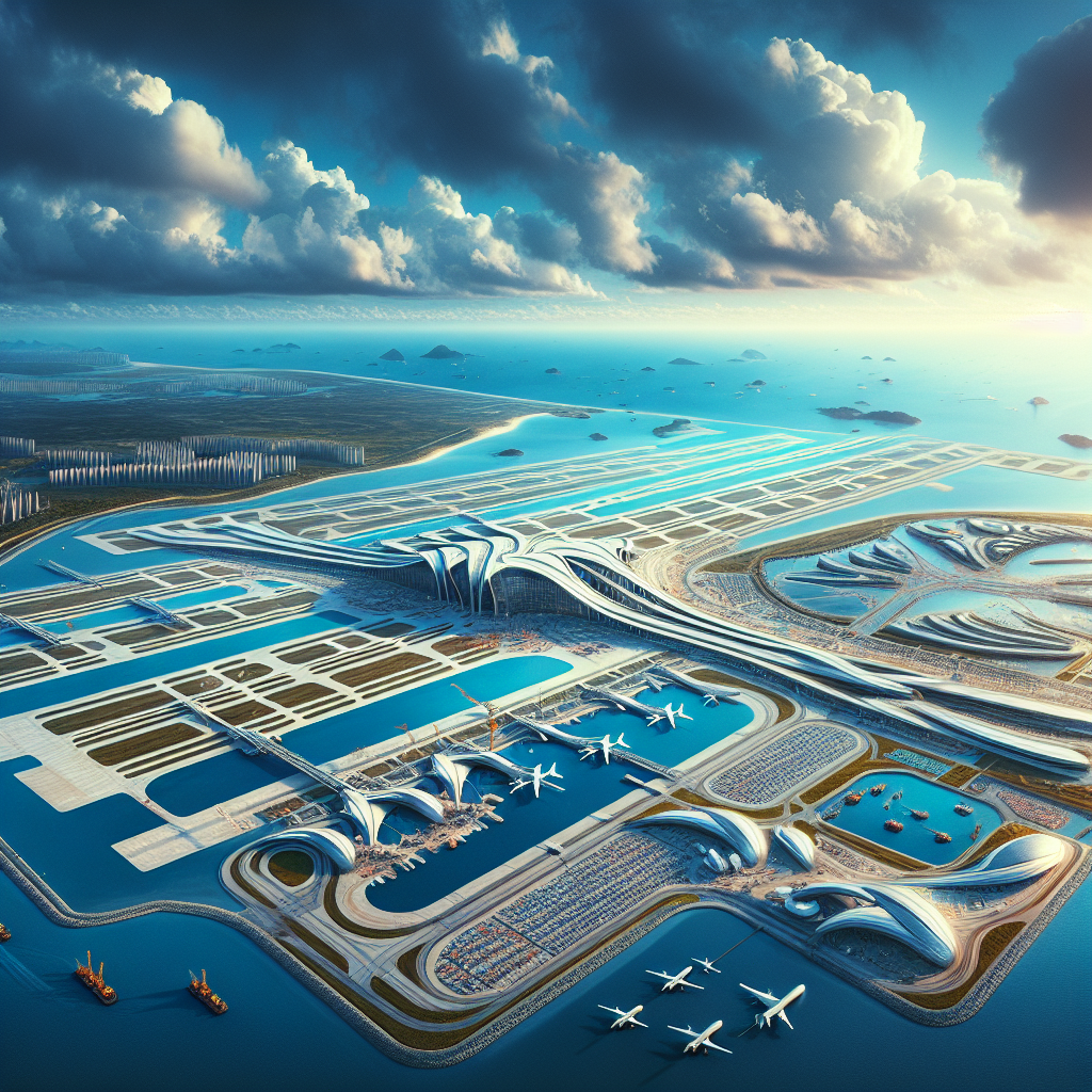 China Builds World's Largest Artificial Island Airport in Dalian