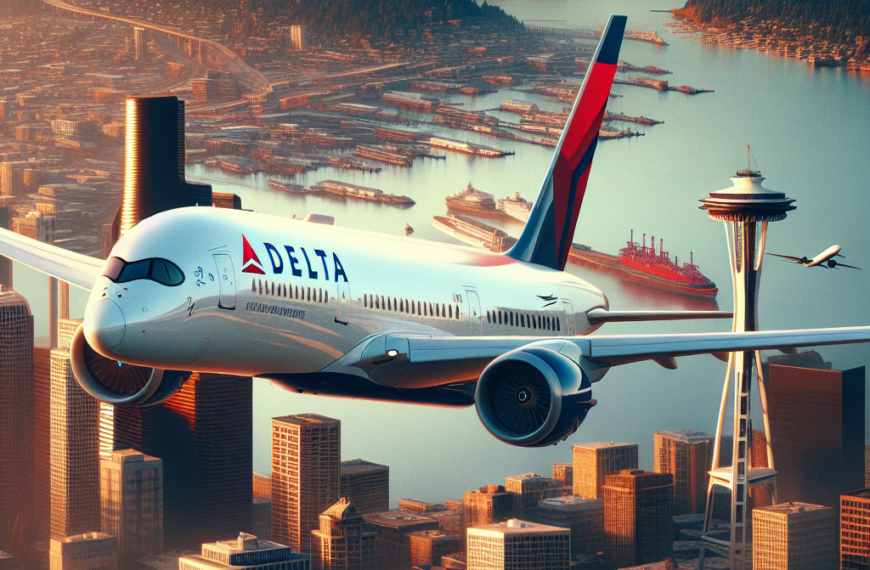 Delta Boosts Seattle Routes, Challenging Alaska with A350