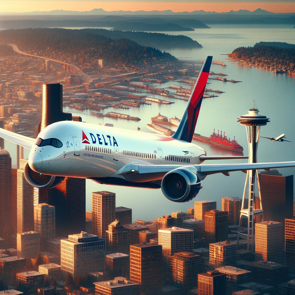 Delta Boosts Seattle Routes, Challenging Alaska with A350