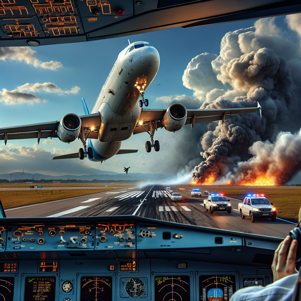 Emergency Landing in NYC After American Airlines A321 Engine Fire