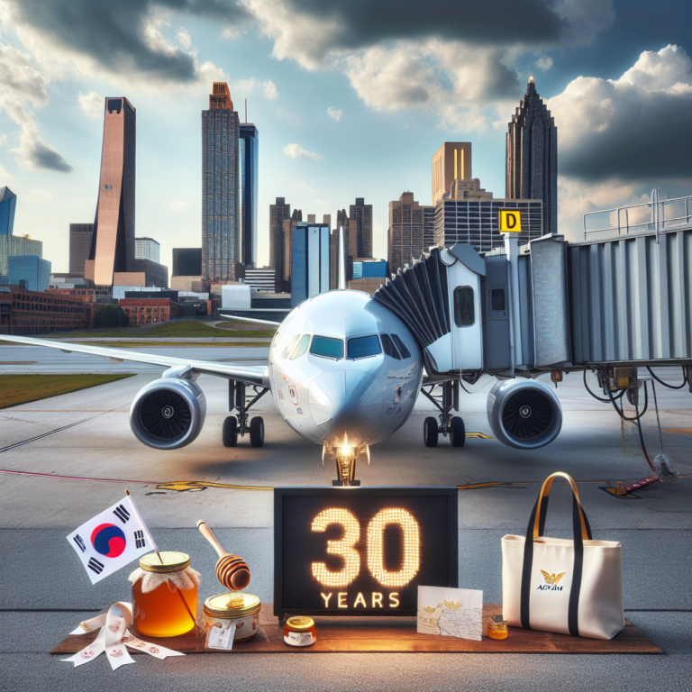 Korean Air Marks 30 Years of Seoul-Atlanta Flights