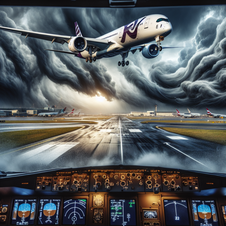 Malaysia Airlines A350 Pilots Praised for Tough London Landing