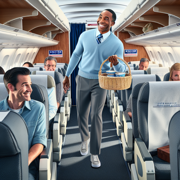 Pete Buttigieg Serves Passengers During United Flight Delay