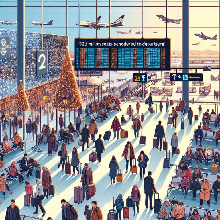 Top and Bottom Travel Days for 2025 Holiday Flights