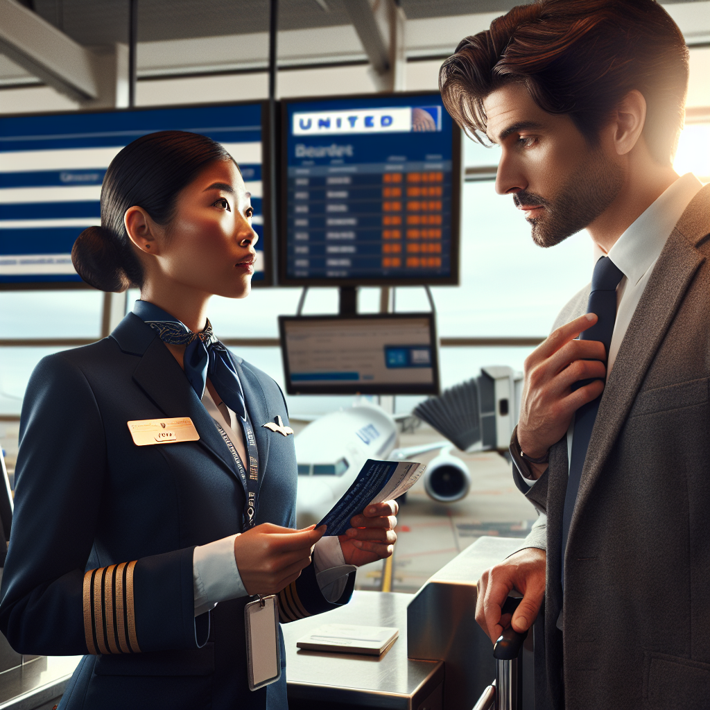 United Airlines Passenger Fakes Injury to Board Flight Early