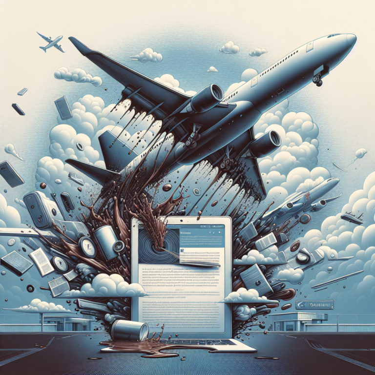 Air Canada Attendant Soaks Passenger’s Laptop, No Compensation