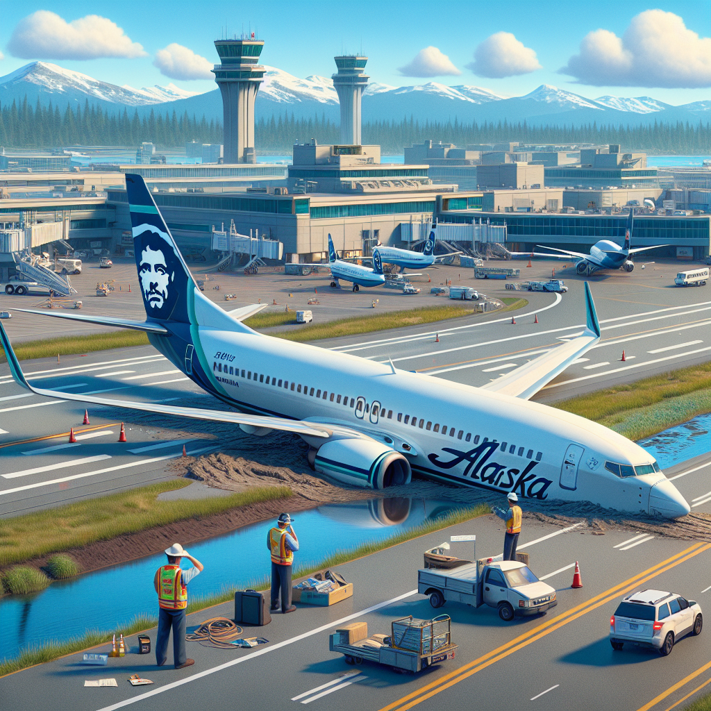 Alaska Airlines 737 Damaged During Taxi by Mechanics