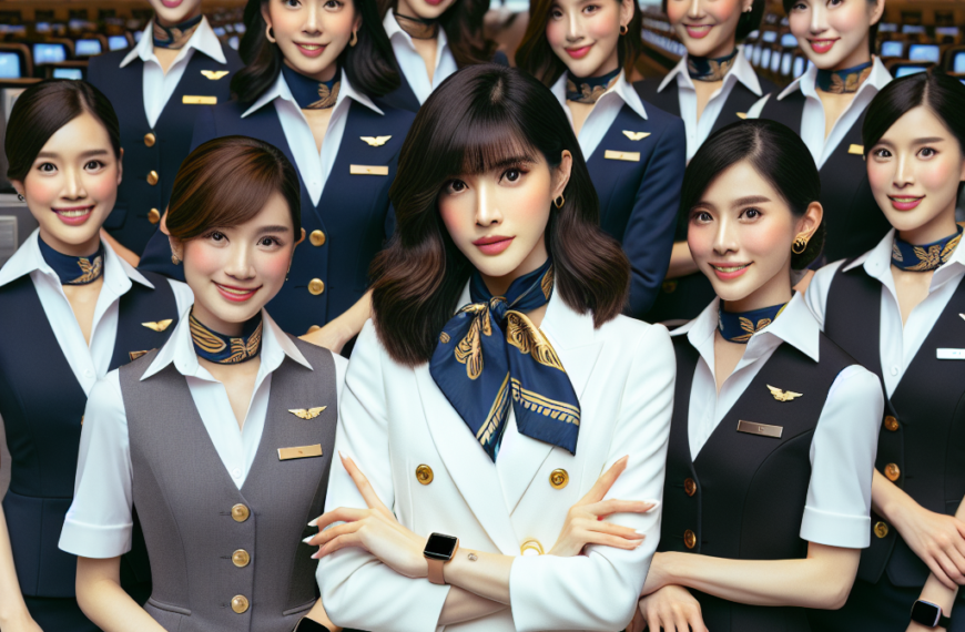 China Airlines Unveils New Pantsuit for Female Cabin Crew