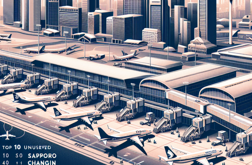 Discover Singapore's Top 10 Unserved Flight Routes
