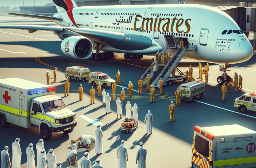 Emirates A380 Emergency Lands at Bengaluru Airport