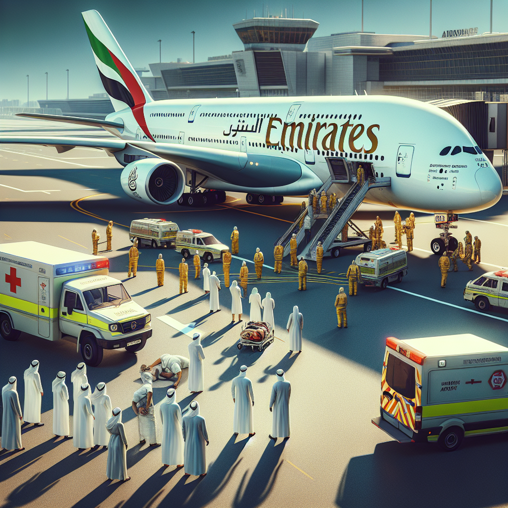 Emirates A380 Emergency Lands at Bengaluru Airport