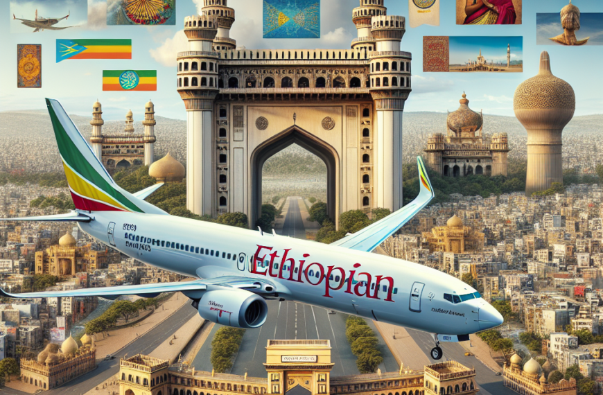 Ethiopian Airlines Launches New Flights to Hyderabad