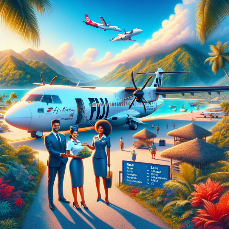 Fiji Airways Unveils New ATR Aircraft and Fiji Link Uniforms