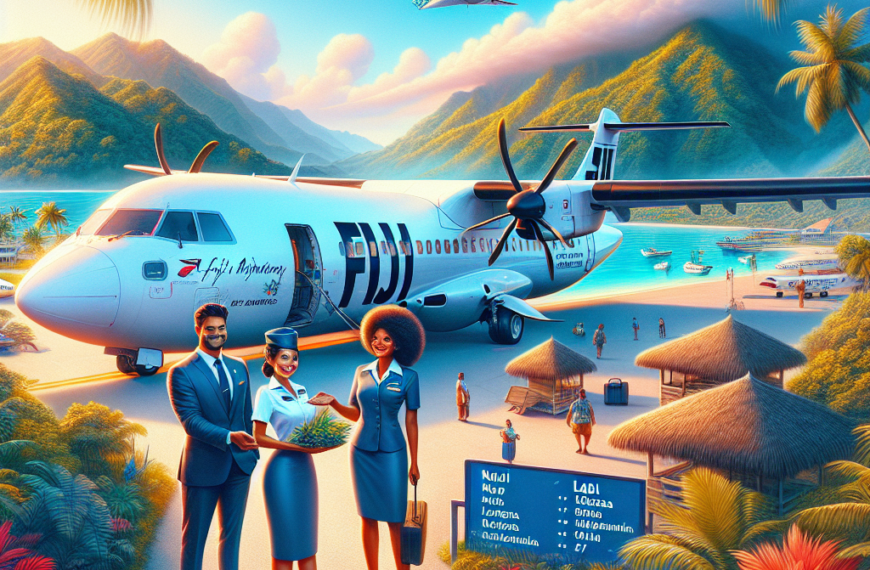 Fiji Airways Unveils New ATR Aircraft and Fiji Link Uniforms