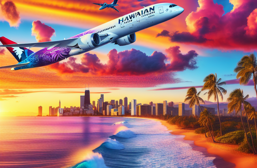 Hawaiian Airlines Launches 787 on Honolulu-New York Route
