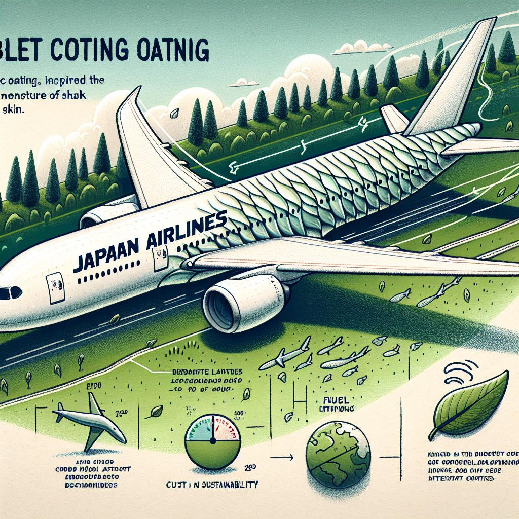Japan Airlines to Use Riblet Coating on B787 International Flights