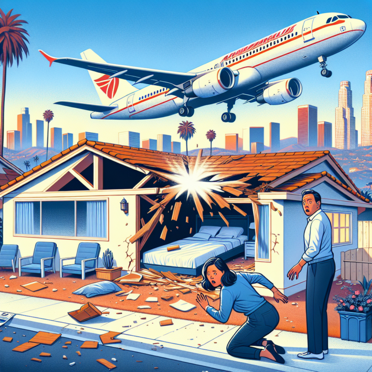 JetBlue Ice Block Falls Through Couple's Ceiling, No Injuries