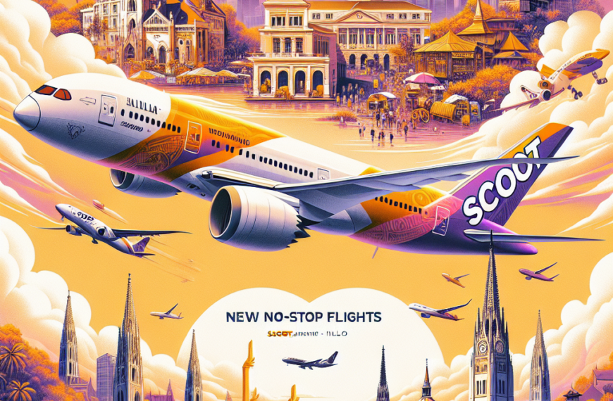 Scoot Launches New Routes: Singapore to Vienna and Iloilo