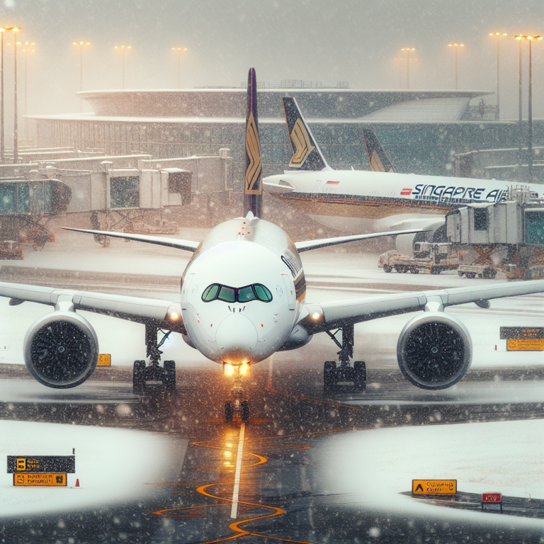 Singapore Airlines A350 Flight Diverts Twice to Gatwick