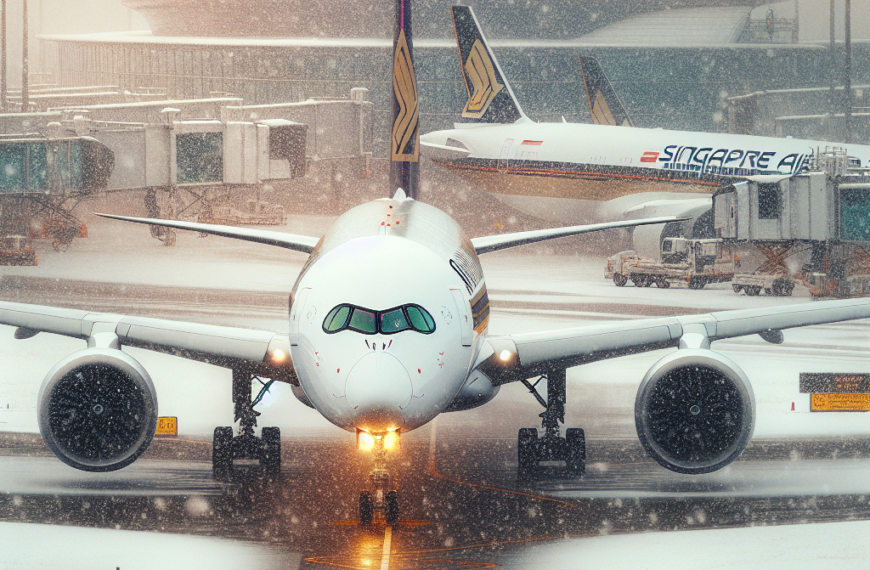 Singapore Airlines A350 Flight Diverts Twice to Gatwick