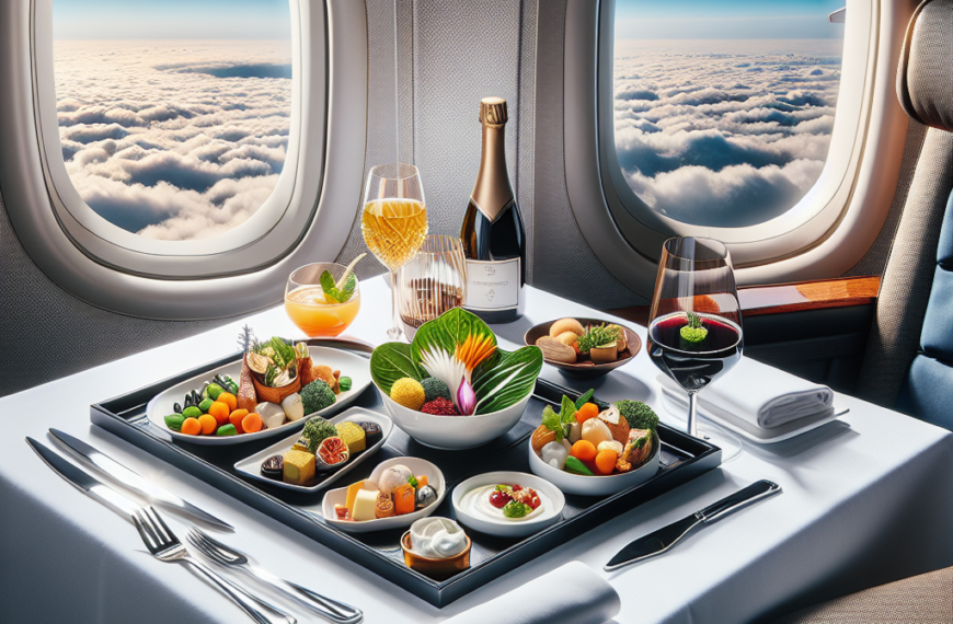 Sky-High Dining: Exploring the Evolution of In-Flight Meal Options