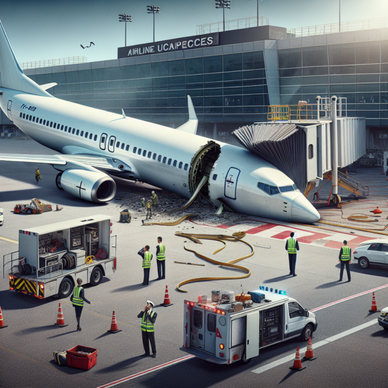 TUI Boeing 737 Nose Gear Collapses at Brussels Airport