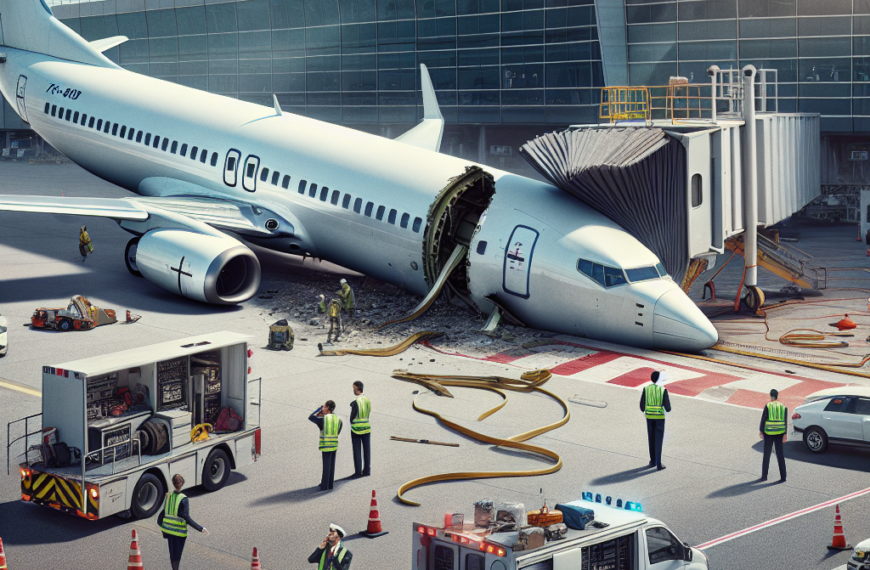 TUI Boeing 737 Nose Gear Collapses at Brussels Airport
