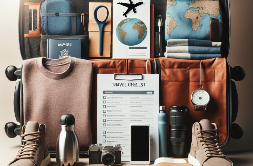 The Ultimate Travel Essentials Checklist: Never Forget a Thing Again!