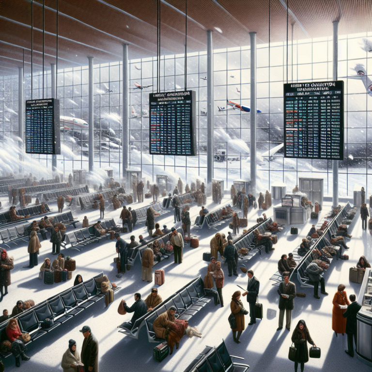 Winter Storm Blair Causes 25,000+ Flight Delays in US