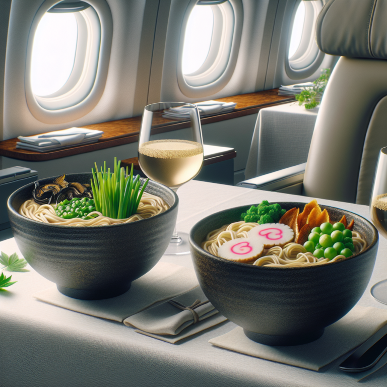 ANA Introduces Plant-Based Ramen in International Business Class