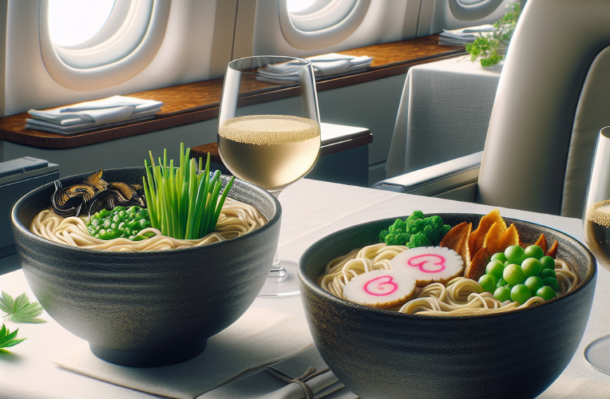 ANA Introduces Plant-Based Ramen in International Business Class