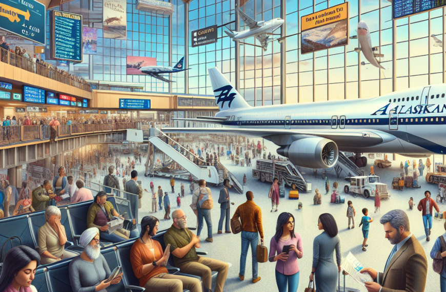 Alaska Airlines Leaves Dallas Love Field Airport