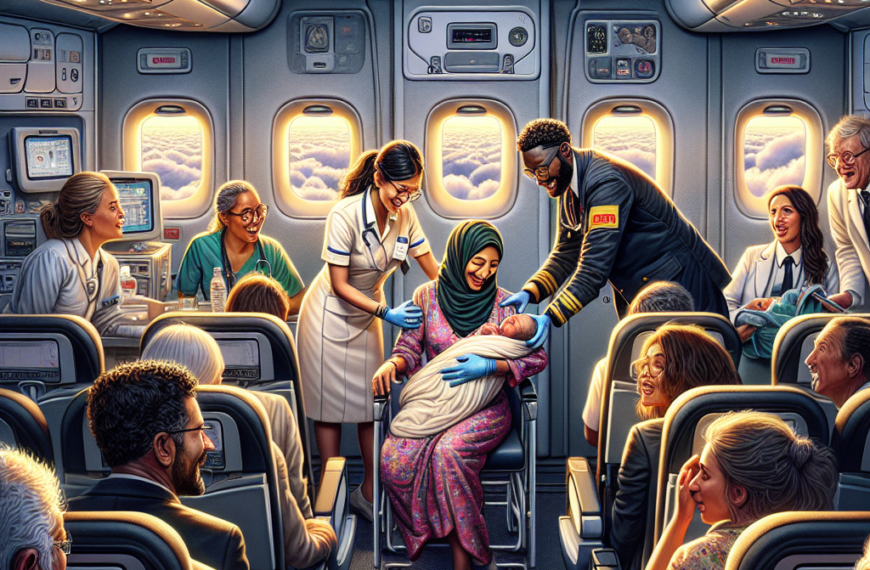 Brussels Airlines Flight Attendant Assists in Mid-Air Birth