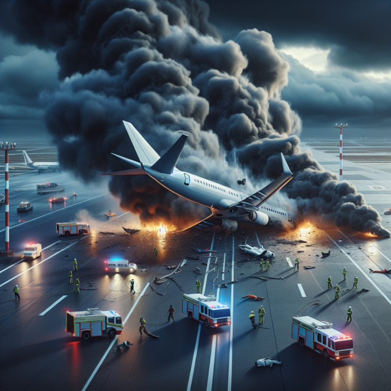 Delta CRJ Plane Crashes at Toronto Pearson Airport