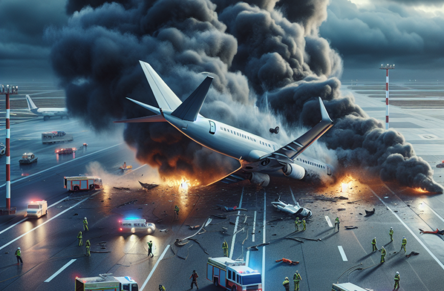 Delta CRJ Plane Crashes at Toronto Pearson Airport