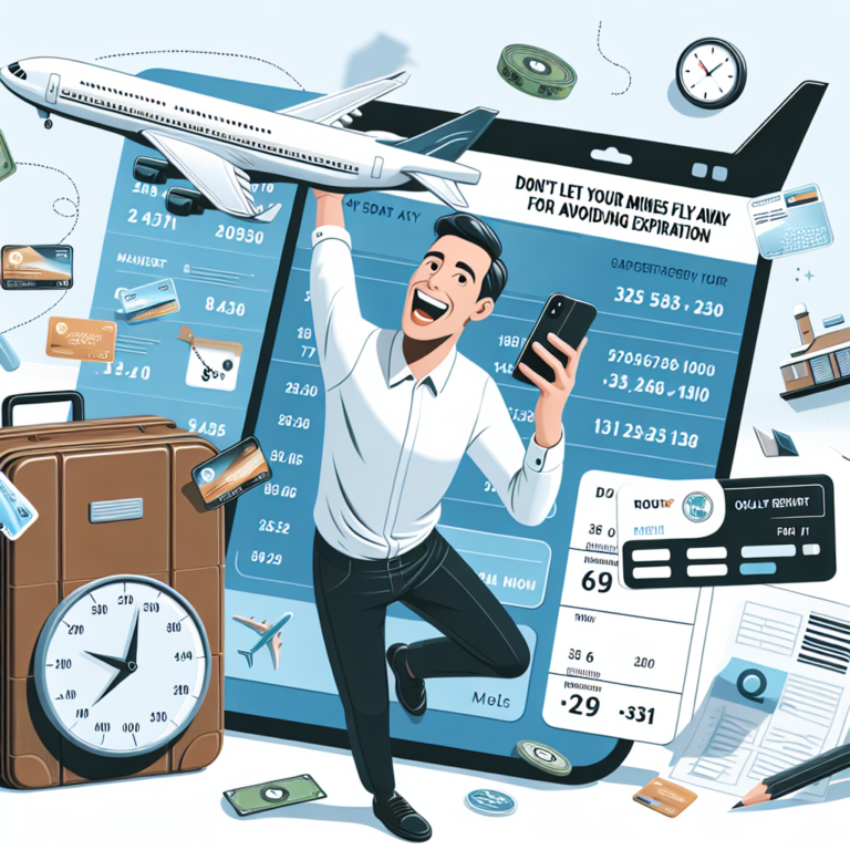Don't Let Your Miles Fly Away: The Ultimate Guide to Avoiding Expiration