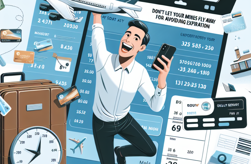 Don't Let Your Miles Fly Away: The Ultimate Guide to Avoiding Expiration