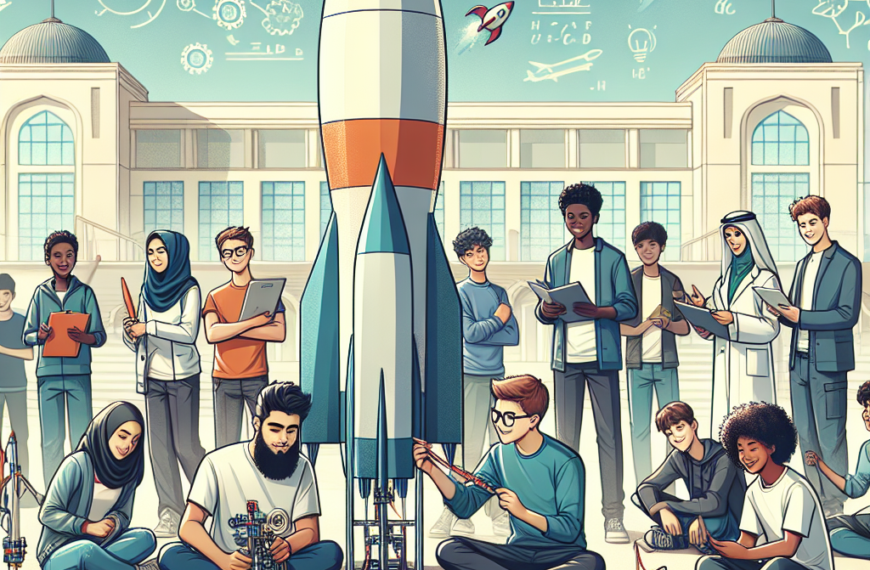 Emirates and Boeing Ignite UAE Students at Rocket Contest