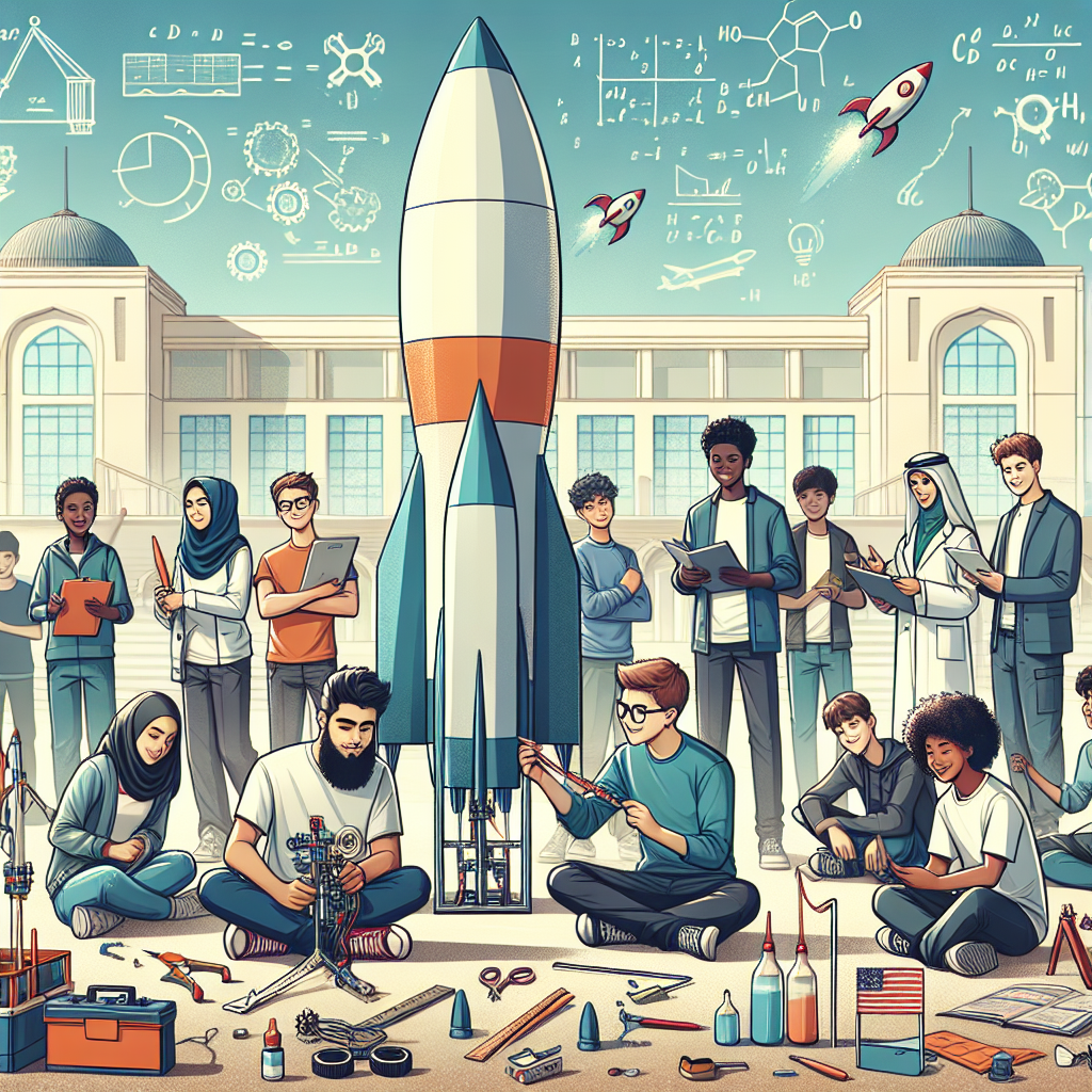 Emirates and Boeing Ignite UAE Students at Rocket Contest