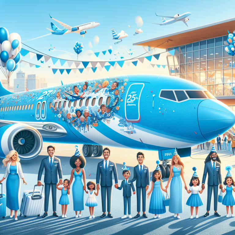 JetBlue Celebrates 25 Years with Special A321 Employee Livery