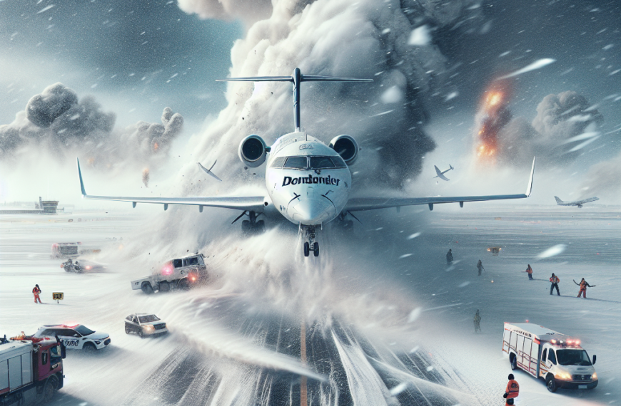 New Video: Delta Plane Crash at Toronto Pearson Ignites