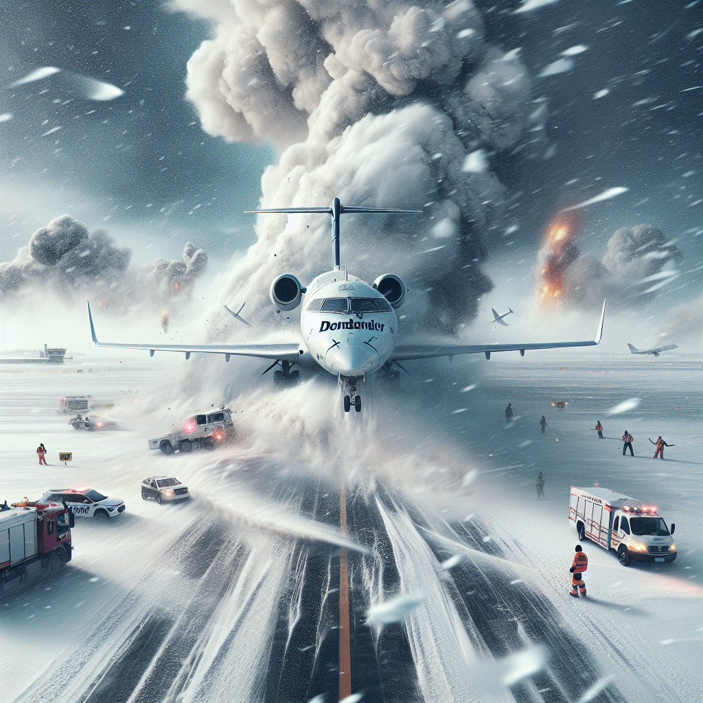 New Video: Delta Plane Crash at Toronto Pearson Ignites