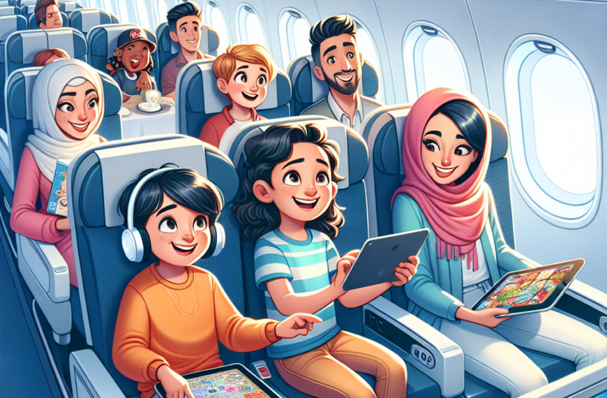 Sky High Fun: The Best In-Flight Entertainment Options for Kids