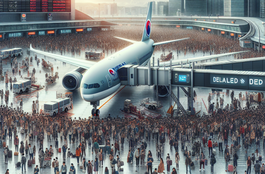 South Korea: 1 in 4 Flights Delayed in 2024