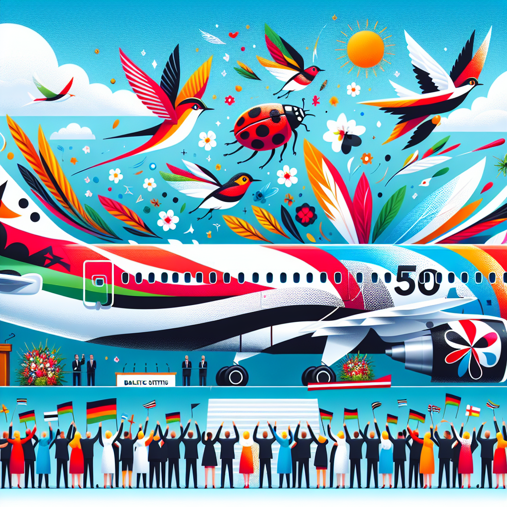 airBaltic Debuts 50th Airbus A220-300 with Stunning Livery