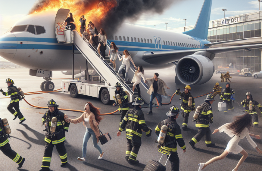 American Airlines 737 Catches Fire at Denver Airport